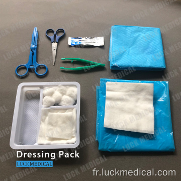 Pack de pansement standard Utilisation unique stérile